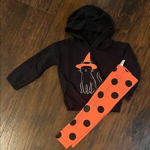 Carters Black Cat Halloween Outfit